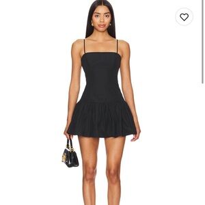 Amanda Uprichard Ellery Black Mini Dress